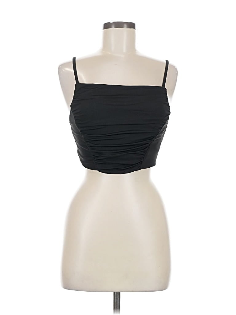 Pre-owned Aster Sleeveless Top Black Strapless Neckline Tops