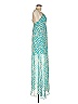 Guess 100% Polyester Tropical Teal Casual Dress Size M - photo 4