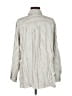 Max Studio Stripes Ivory Long Sleeve Blouse Size M - photo 2
