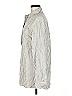 Max Studio Stripes Ivory Long Sleeve Blouse Size M - photo 5