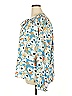 Joie 100% Polyester Blue Long Sleeve Blouse Size XXL - photo 5