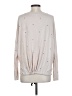 Eberjey Ivory Tan Long Sleeve Blouse Size S - photo 2