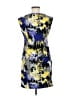 Donna Ricco 100% Polyester Print Blue Cocktail Dress Size 6 (petite) - photo 2