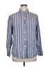 Rails Stripes Blue Long Sleeve Button-Down Shirt Size L - photo 1