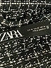Zara Houndstooth Black Coat Size XS - photo 6