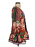 Odille 100% Silk Orange 3/4 Sleeve Silk Top Size 2 - photo 4