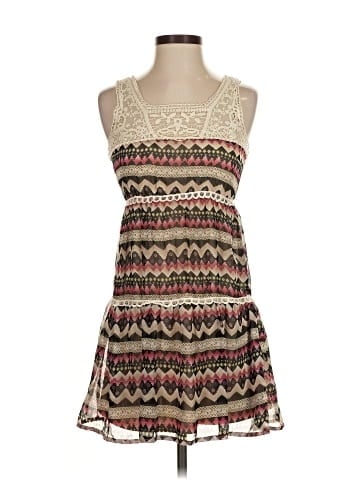 Ultra Pink Casual Dress (view 1)