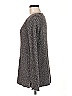 Pink Clover 100% Polyester Tweed Gray Pullover Sweater Size M - photo 4