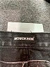 Monrow Hearts Black Denim Shorts Size UK 10 / US 6 - photo 3