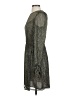 Bailey 44 100% Polyester Metallic Silver Cocktail Dress Size S - photo 5