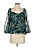 Lascana 100% Polyester Teal 3/4 Sleeve Blouse Size 4 - photo 1
