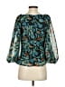 Lascana 100% Polyester Teal 3/4 Sleeve Blouse Size 4 - photo 2