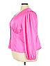 Torrid Pink 3/4 Sleeve Blouse Size 3X Plus (3) - photo 5