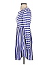 HiMONE Stripes Blue Casual Dress Size XS - photo 5
