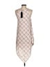 Eclair 100% Polyester Argyle Tan Casual Dress Size XS - photo 2