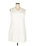 Lands' End White Casual Dress Size XL - photo 1