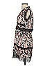 Foxiedox 100% Polyester Print Black Cocktail Dress Size S - photo 5