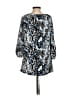 MICHAEL Michael Kors 100% Polyester Blue 3/4 Sleeve Blouse Size XS - photo 2