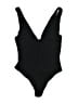 Babaton Solid Black One Piece Swimsuit Size M - photo 1