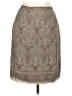 Charter Club 100% Polyester Paisley Brown Formal Skirt Size L - photo 1