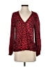 Parker Red Long Sleeve Blouse Size XS - photo 1