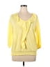 Lena Yellow 3/4 Sleeve Blouse Size 14 - 16 - photo 1