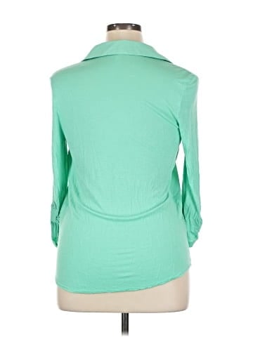 Kensie 3/4 Sleeve Blouse (view 2)