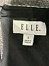Elle 100% Polyester Checkered-gingham Gray Black Casual Dress Size S - photo 3