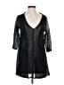 Eileen Fisher 100% Wool Black 3/4 Sleeve Blouse Size XS - photo 1