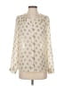 OVI Ivory Long Sleeve Blouse Size S - photo 1