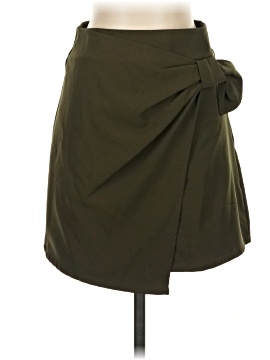 Color Thread Casual Skirt