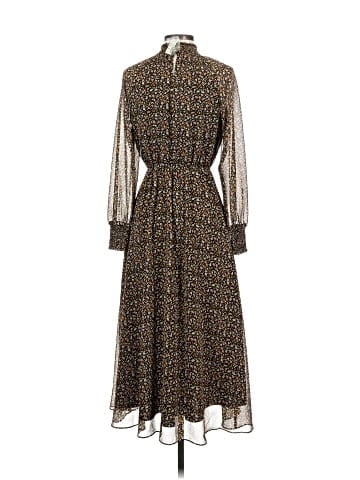 Madewell (Re)sourced Georgette Smocked-Neck Midi Dress in Folktale Paisley (view 2)
