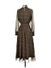 Madewell 100% Polyester Animal Print Brown Casual Dress Size XXS - photo 2