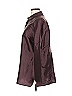 Chico's Burgundy 3/4 Sleeve Button-Down Shirt Size Lg (2) - photo 5