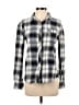 BDG 100% Cotton Plaid Gray Long Sleeve Button-Down Shirt Size S - photo 1