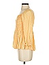 DR2 Yellow 3/4 Sleeve Blouse Size S - photo 5
