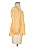 DR2 Yellow 3/4 Sleeve Blouse Size S - photo 4