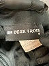 Un Deux Trois 100% Poly Tweed Black Dress Size 7 - photo 3