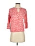 MICHAEL Michael Kors 100% Viscose Red 3/4 Sleeve Blouse Size S - photo 1