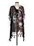 Letarte 100% Polyester Black Kimono Size XS - photo 1