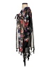 Letarte 100% Polyester Black Kimono Size XS - photo 5