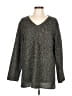 Eileen Fisher Tweed Gray Pullover Sweater Size LgEstimated - photo 1