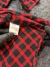 Love Tree 100% Cotton Plaid Red Long Sleeve Button-Down Shirt Size M - photo 4