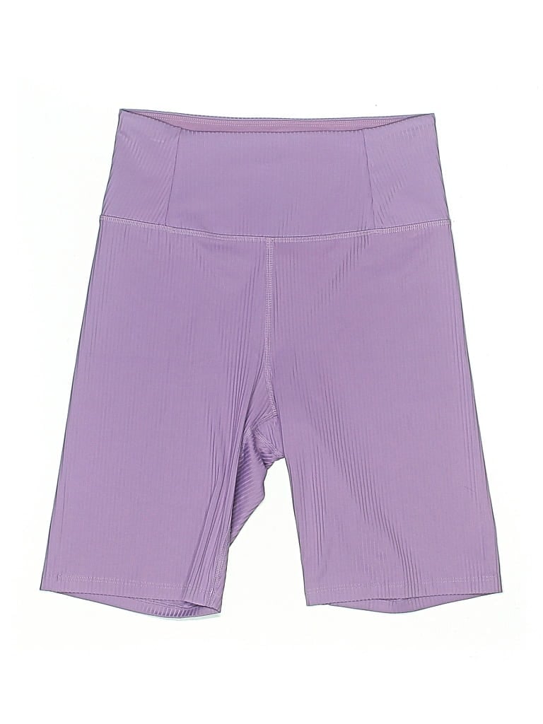 Pre-owned Girlfriend Collective Athletic Shorts In Purple