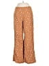 Baloot Print Orange Casual Pants Size S - photo 1