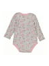 Duck Duck Goose Gray Pink Long Sleeve Onesie Size 6-9 mo - photo 2