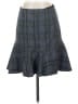 Banana Republic Plaid Gray Formal Skirt Size 2 - photo 1