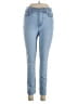 CALVIN KLEIN JEANS Solid Blue Jeans Size 6 - photo 1