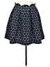 Alya Polka Dots Blue Casual Skirt Size L - photo 1