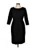 Talbots Solid Black Cocktail Dress Size 10 - photo 1